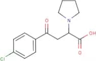4-(4-Chlorophenyl)-4-oxo-2-pyrrolidin-1-ylbutyric acid