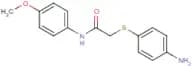 2-[(4-Aminophenyl)thio]-N-(4-methoxyphenyl)acetamide