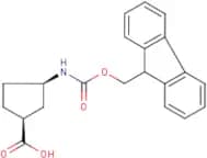 (1S,3R)-(+)-3-Aminocyclopentane-1-carboxylic acid, N-FMOC protected