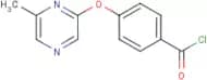 4-[(6-Methylpyrazin-2-yl)oxy]benzoyl chloride