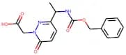 [6-(1-Aminoethyl)-2H-pyridazin-3-one]acetic acid, 6-CBZ protected