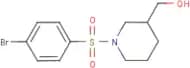 1-[(4-Bromophenyl)sulphonyl]-3-(hydroxymethyl)piperidine