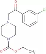 Ethyl 4-[2-(3-chlorophenyl)-2-oxoethyl]piperazine-1-carboxylate