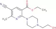 Ethyl 5-cyano-2-[4-(2-hydroxyethyl)piperazin-1-yl]-6-methylnicotinate