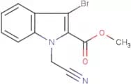Methyl 3-bromo-1-(cyanomethyl)-1H-indole-2-carboxylate