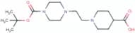 1-(2-Piperazin-1-ylethyl)piperidine-4-carboxylic acid, N4-BOC protected