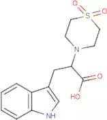 2-(1,1-Dioxidothiomorpholin-4-yl)-3-(1H-indol-3-yl)propanoic acid