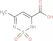 1,2-Dihydro-1,1-dioxo-5-methyl-1,2,6-thiadiazine-3-carboxylic acid