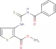 Methyl 3-{[(benzoylamino)carbothioyl]amino}thiophene-2-carboxylate