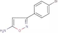 3-(4-Bromophenyl)isoxazol-5-amine