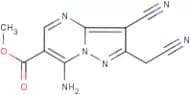 Methyl 7-amino-3-cyano-2-(cyanomethyl)pyrazolo[1,5-a]pyrimidine-6-carboxylate