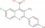 6-Chloro-2-(4-hydroxyphenyl)-3-methylquinoline-4-carboxylic acid