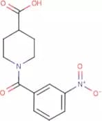 1-(3-Nitrobenzoyl)piperidine-4-carboxylic acid