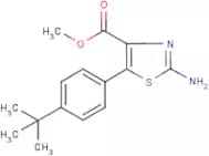 Methyl 2-amino-5-[4-(tert-butyl)phenyl]-1,3-thiazole-4-carboxylate