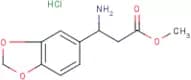 Methyl 3-amino-3-(1,3-benzodioxol-5-yl)propanoate hydrochloride