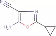 5-Amino-2-cyclopropyl-1,3-oxazole-4-carbonitrile