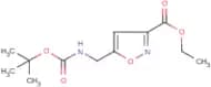 Ethyl 5-(aminomethyl)isoxazole-3-carboxylate, 5-BOC protected