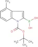 4-Methyl-1H-indole-2-boronic acid, N-BOC protected