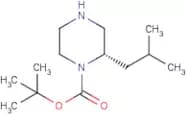 (2S)-2-Isobutylpiperazine, N1-BOC protected
