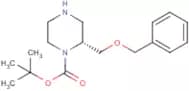 (2R)-2-[(Benzyloxy)methyl]piperazine, N1-BOC protected