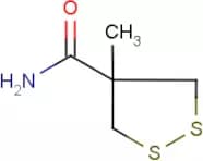 4-Methyl-1,2-dithiolane-4-carboxamide