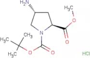 Methyl (2S,4R)-4-aminopyrrolidine-2-carboxylate hydrochloride, N1-BOC protected