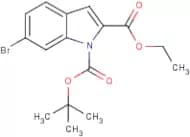 Ethyl 6-bromo-1H-indole-2-carboxylate, N-BOC protected