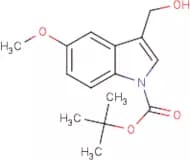 3-(Hydroxymethyl)-5-methoxy-1H-indole, N-BOC protected