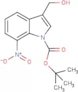 3-(Hydroxymethyl)-7-nitro-1H-indole, N-BOC protected