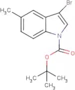3-Bromo-5-methyl-1H-indole, N-BOC protected