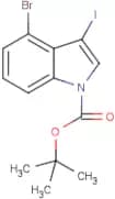 4-Bromo-3-iodoindole, N-BOC protected