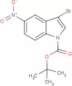 3-Bromo-5-nitro-1H-indole, N-BOC protected