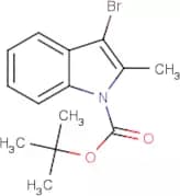 3-Bromo-2-methyl-1H-indole, N-BOC protected
