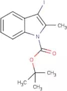 3-Iodo-2-methyl-1H-indole, N-BOC protected