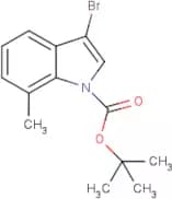 3-Bromo-7-methyl-1H-indole, N-BOC protected