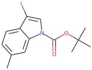 3-Iodo-6-methyl-1H-indole, N-BOC protected 98%