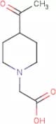 (4-Acetylpiperidin-1-yl)acetic acid