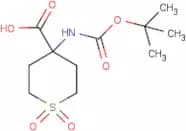 4-Amino-1,1-dioxidotetrahydro-2H-thiopyran-4-carboxylic acid, N-BOC protected