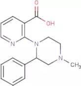 2-(4-Methyl-2-phenylpiperazin-1-yl)nicotinic acid