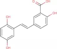 5-[(E)-2-(2,5-Dihydroxyphenyl)vinyl]-2-hydroxybenzoic acid