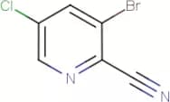 3-Bromo-5-chloropyridine-2-carbonitrile