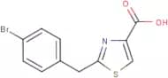 2-(4-Bromobenzyl)-1,3-thiazole-4-carboxylic acid