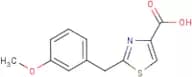 2-(3-Methoxybenzyl)-1,3-thiazole-4-carboxylic acid