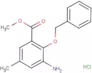 Methyl 3-amino-2-(benzyloxy)-5-methylbenzoate hydrochloride