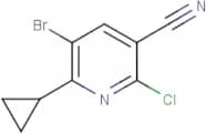 5-Bromo-2-chloro-6-cyclopropylnicotinonitrile