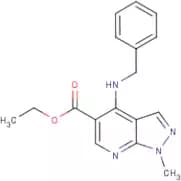 Ethyl 4-(benzylamino)-1-methyl-1H-pyrazolo[3,4-b]pyridine-5-carboxylate
