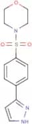 4-[4-(1H-Pyrazol-3-yl)phenyl]sulfonylmorpholine