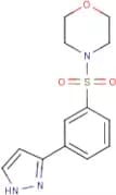 4-[3-(1H-Pyrazol-3-yl)phenyl]sulfonylmorpholine
