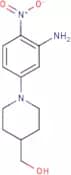 [1-(3-Amino-4-nitrophenyl)piperidin-4-yl]methanol