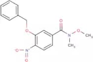 3-(Benzyloxy)-N-methoxy-N-methyl-4-nitrobenzamide